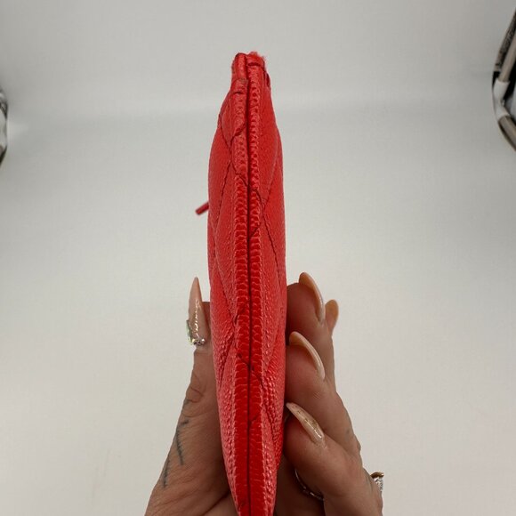 CHANEL Red Lambskin Wallet - Picture 4 of 6